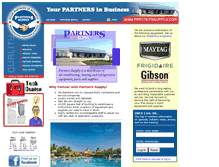 Tablet Screenshot of partnerssupply.com